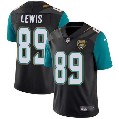 Nike Jaguars #89 Marcedes Lewis Black Alternate Youth Stitched NFL Vapor Untouchable Limited Jersey - Click Image to Close